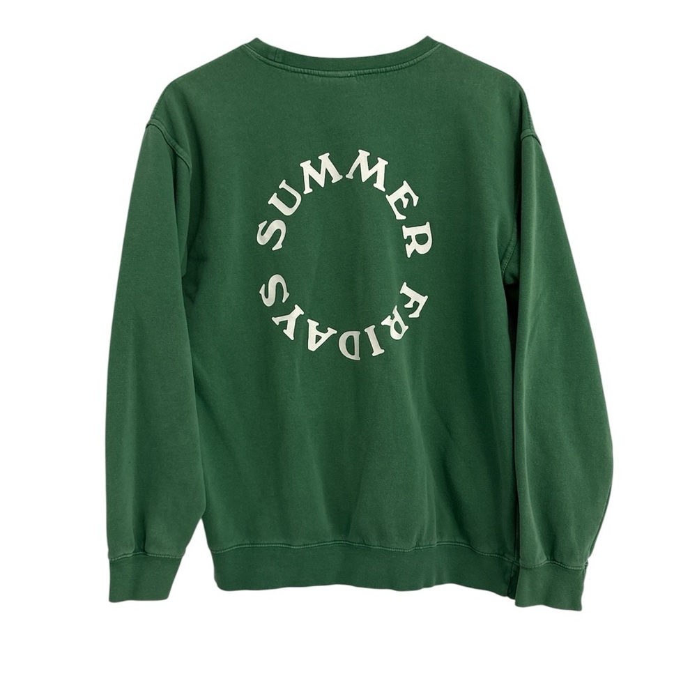 Summer Fridays Green Sweatshirt - M - Picture 4 of 8